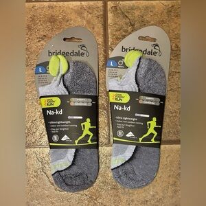 NWT *Bundle of 2 pairs* Bridgedale CoolFusion Run Na-kd Socks sz L (10-12.5)